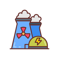 Advanced Nuclear Energy icon in vector. Illustration