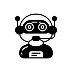 Advanced AI Assistant icon in vector. Illustration