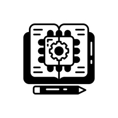 Cybernetics icon in vector. Illustration