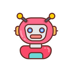 Robotics icon in vector. Illustration