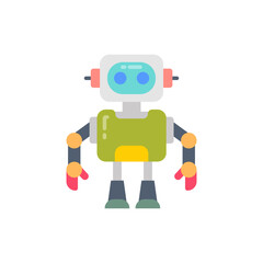Humanoid icon in vector. Illustration