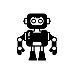 Humanoid icon in vector. Illustration