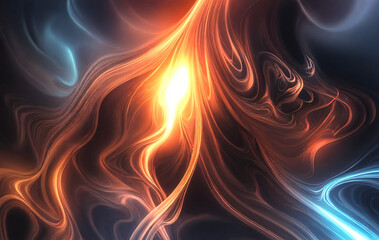 Fototapeta premium abstract smoke liquid background with generative AI technology