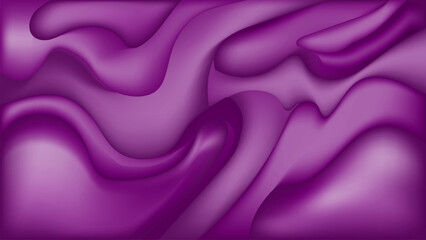 Abstract wavy luxury 3d purple background