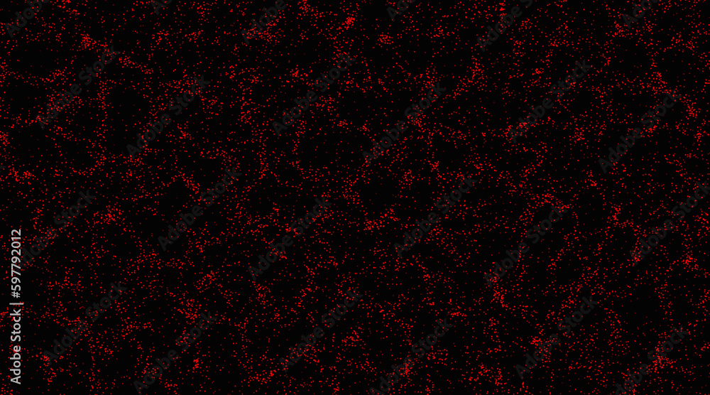 Poster red dots abstract background isolated on black. blaze fire flame texture overlays on isolated black 