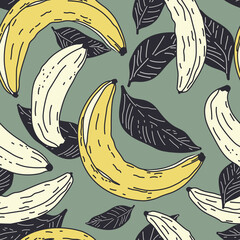 seamless pattern with bananas