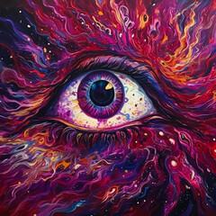 eye of the person art. Generative AI