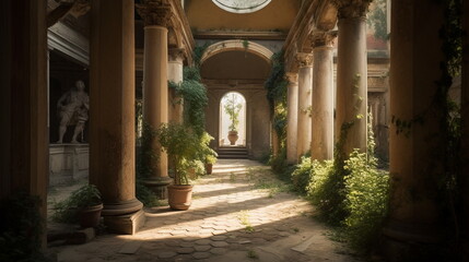 Fototapeta premium alley in the old town