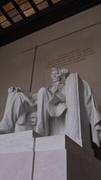 vertical video  Lincoln Memorial is a U.S. national memorial built to honor the 16th president of the United States, Abraham Lincoln. It is on the western end of the National Mall in Washington, D.C