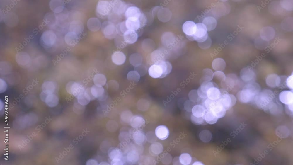 Aufkleber bokeh background on natural stream.