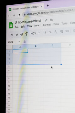 Untitled spreadsheet in google sheet