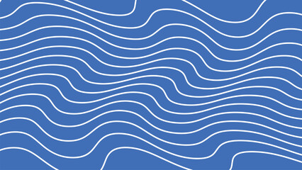 abstract blue waves twisted lines vector background