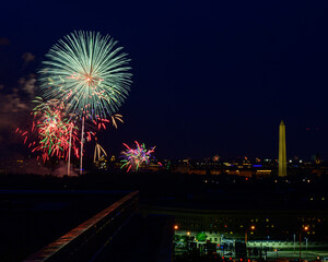 Fireworks over Washington, DC