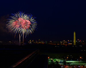 Fireworks over Washington, DC