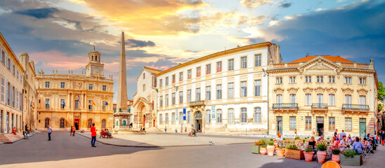 Fototapeta na wymiar Altstadt, Arles, Frankreich 