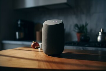 Voice-controlled smart speaker for the kitchen. Generative AI