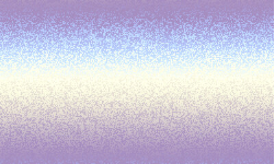 Pattern of a random small dots. Noise gradient background. Horizontal vector image