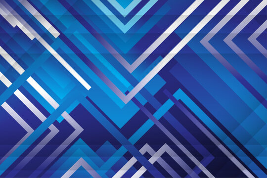 Blue gradation squares and lines geometric background