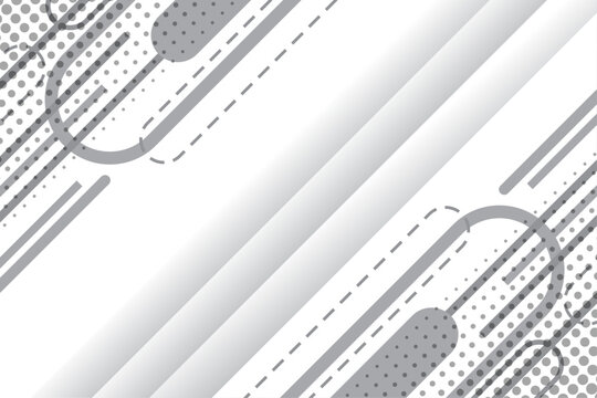 Modern gray background with geometric shapes