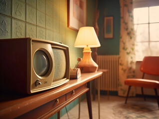 Step Back in Time: Capturing the Charm of Retro Decor. Generative AI
