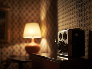 Step Back in Time: Capturing the Charm of Retro Decor. Generative AI