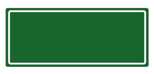 PNG. Blank green traffic road sign isolated on transparent background. PNG illustration.	 - obrazy, fototapety, plakaty