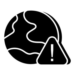 Perfect design icon of global problem