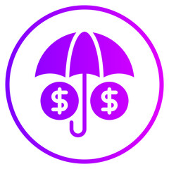 umbrella gradient icon © afif