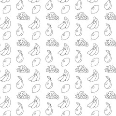 Background with fruits.