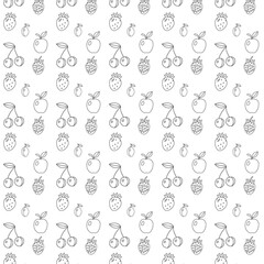 Background with fruits.