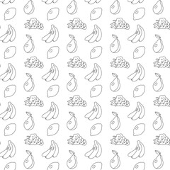 Background with fruits.