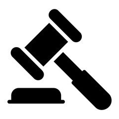 auction glyph icon