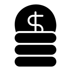 coin glyph icon