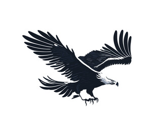 eagle in flying vector 