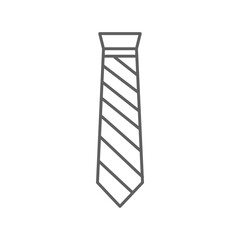 father's day tie line art symbol icon