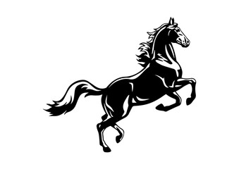 Obraz na płótnie Canvas vector horse animal illustration design