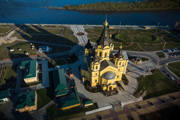 Alexander Nevsky Cathedral, taken from a quadrocopter.