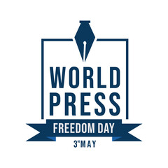 World press freedom day vector image