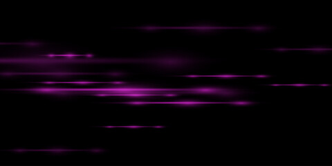 Stylish light effect. Abstract laser beams of light. Chaotic neon rays of light. On a dark background.