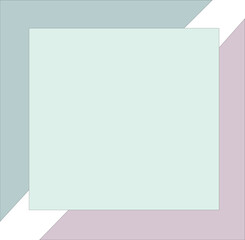 pink and white background with a frame