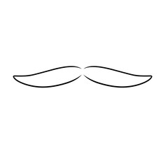 moustache mustache illustration