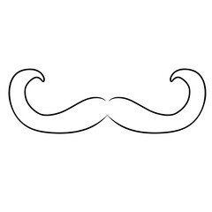 moustache mustache illustration