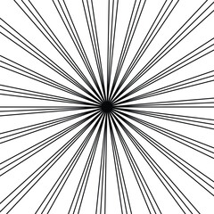 abstract seamless sunburst line pattern.