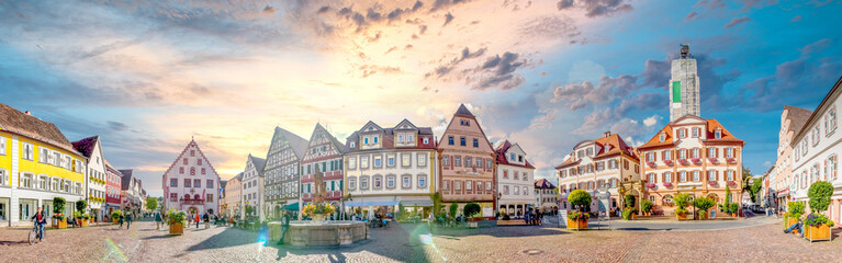 Markt, Bad Mergentheim, Deutschland 