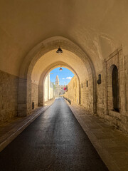 View of beautiful archway in town