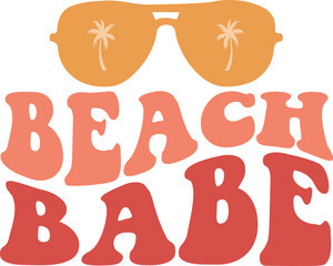 Retro summer svg design, summer svg design