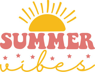 Retro summer svg design, summer svg design