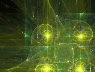 Imaginatory fractal abstract background Image