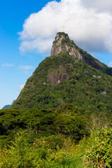 Morro do Corcovado com Cristo