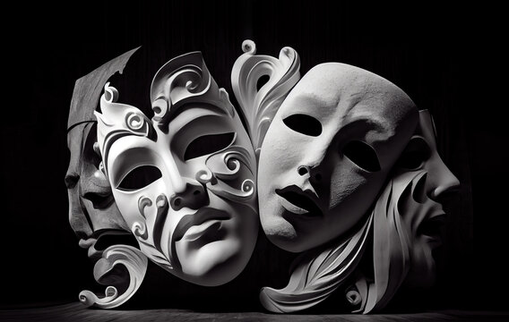 Theatrical Masks Images – Browse 59,995 Stock Photos, Vectors, and